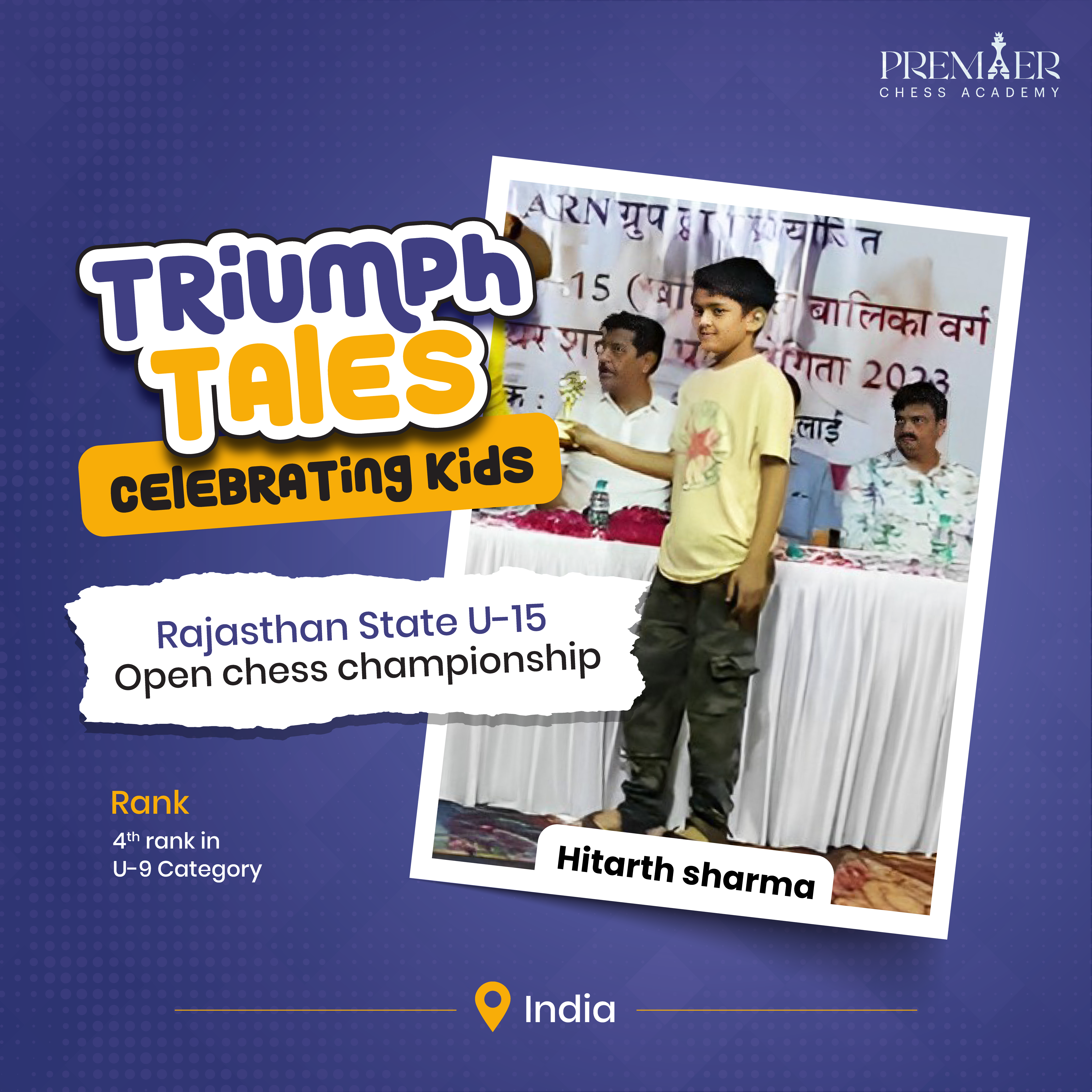 Triumph Tales : Celebrating the Success of Our Young Chess