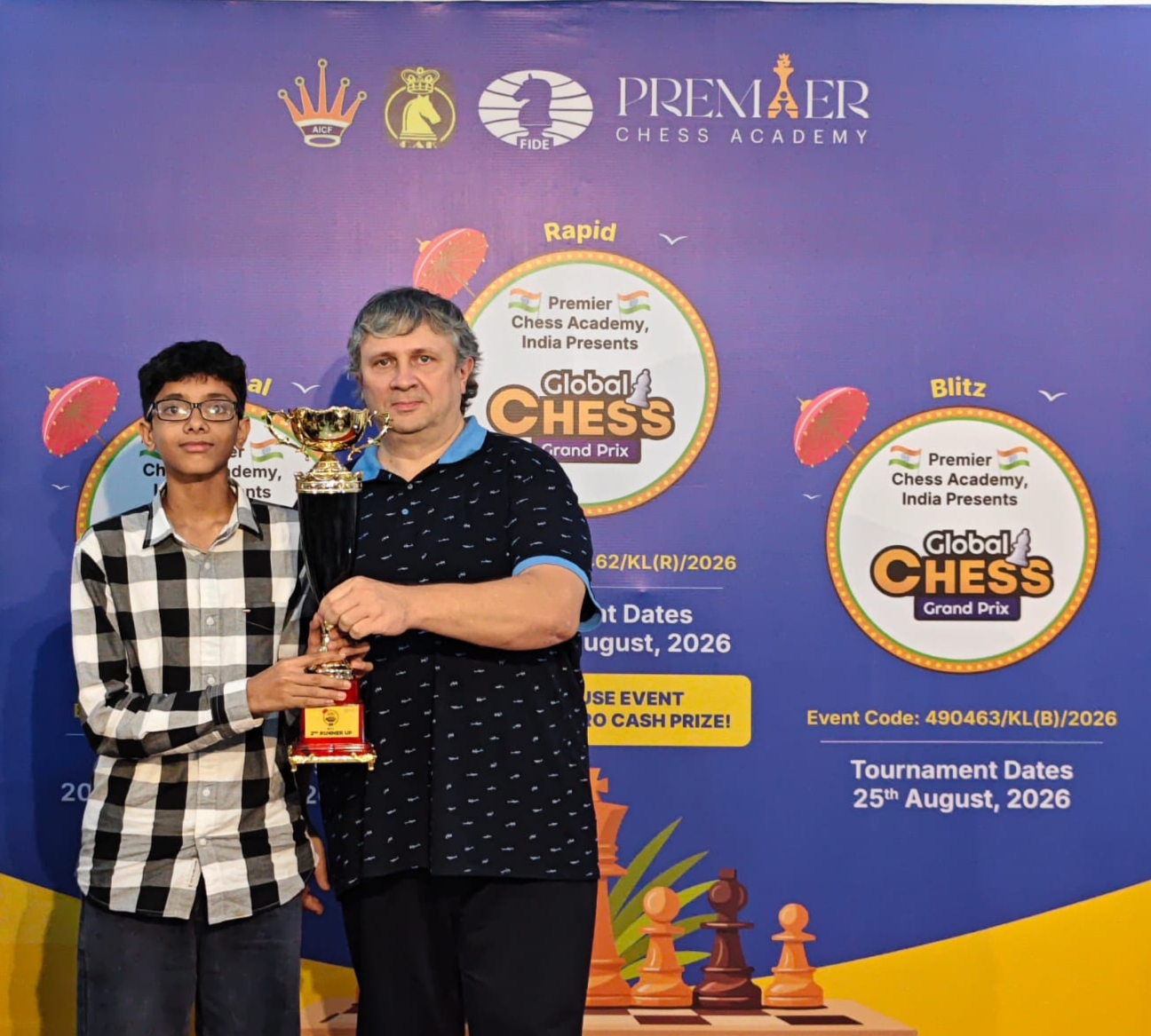 Albin Sajan - Blitz Second Runner-Up